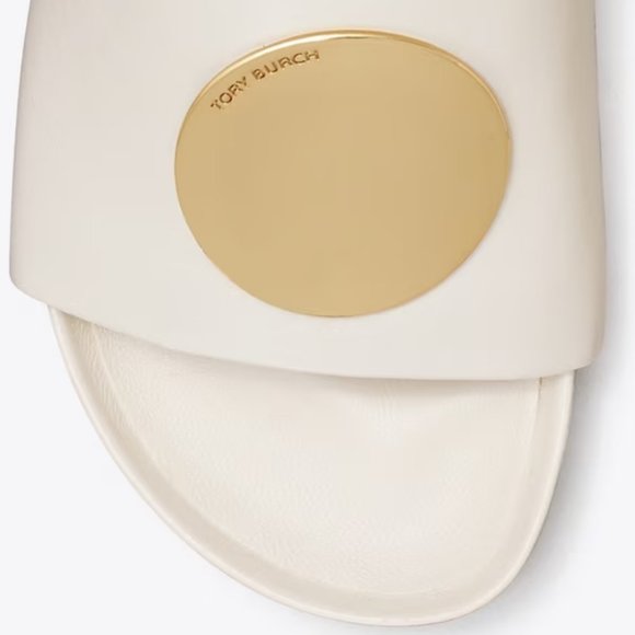 Tory Burch PATOS SLIDE Platform Sandals SUPER COMFY! 9.5 New Ivory Cream - Picture 14 of 14